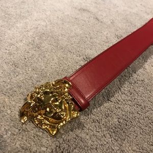 Versace Medusa head belt